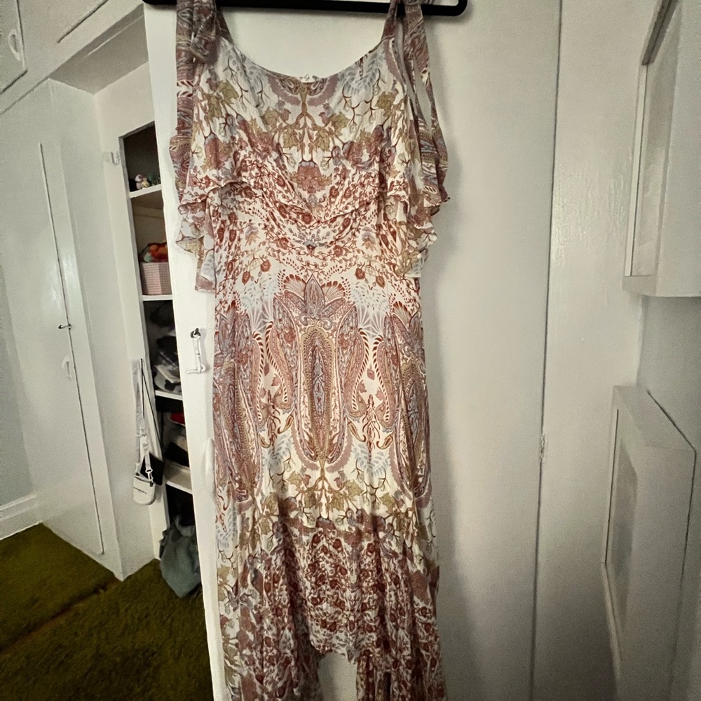 BCBGMaxAzria Pastel Floral Pattern Dress